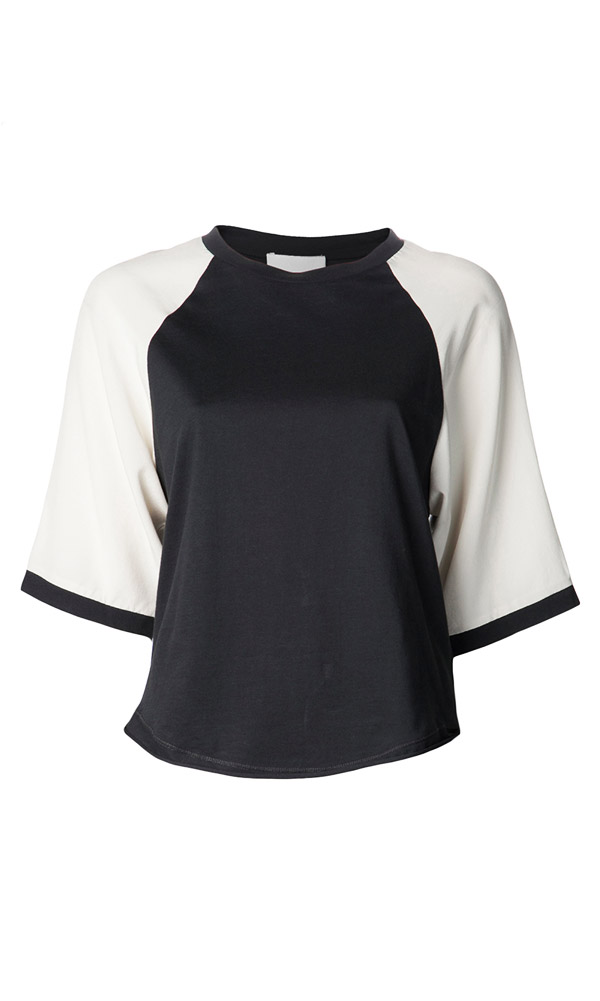 Boxy Baseball Blouse